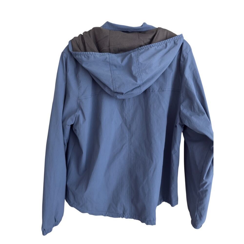 Blue Gorpcore Lightweight Windbreaker Jacket Hooded Hiking Outdoor L - Picture 11 of 16